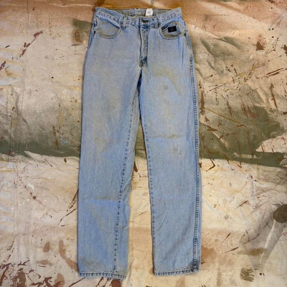 Vintage light wash Harley Davidson jeans Measure 30x34 - Picture 2 of 6